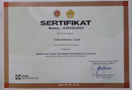Sertifikat Pengelola Layanan Informasi Publik